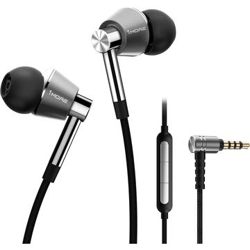 1MORE E1001 Triple Driver Wired In-Ear-hovedtelefoner - 3.5mm - Sølv