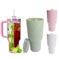 Silikoneforing med 2 rum til Stanley Tumbler 40 oz - BPA-fri - Pink