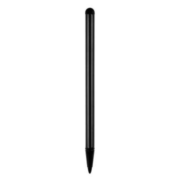 2-i-1 Stylus Touch Pen til iPhone, iPad, mobil og tablet - Sort