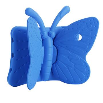 3D Butterfly Kids Shockproof EVA Kickstand Phone Case Phone Cover til iPad Pro 9.7 / Air 2 / Air - Blå