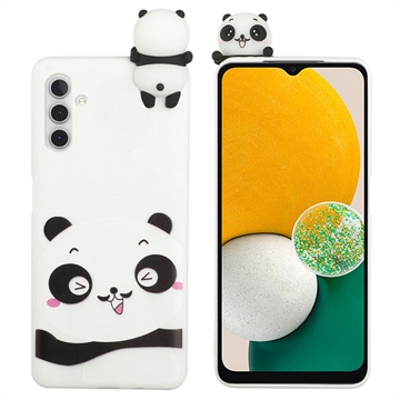 Samsung Galaxy A04s/A13 5G 3D Cartoon TPU Cover - Hvid Panda