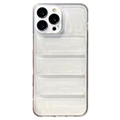 iPhone 13 Pro Max 3D Fleksibelt TPU Cover - Gennemsigtig