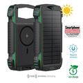 4smarts TitanPack UltiMag Rugged Solar Power Bank 20000mAh - Grøn / Sort