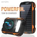 4smarts TitanPack UltiMag Rugged Solar Power Bank 20000mAh - Orange / Sort