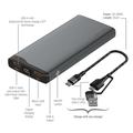 4smarts VoltHub Pro 10000mAh Power Bank - 22.5W, QC, PD