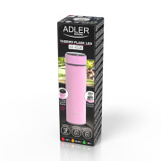 Adler AD 4506p Termoflaske LED 473ml - lyserød