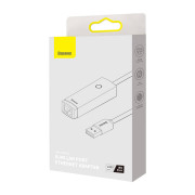 Baseus netværksadapter Lite Series USB til RJ45 WKQX000101 - sort