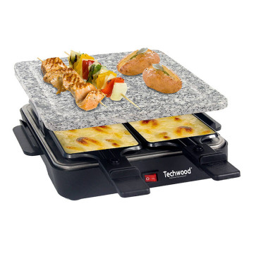 Techwood TRA-47P Elektrisk raclettegrill til 4 personer