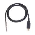 6.35mm jack til guitar-USB-lydkabel - 2m