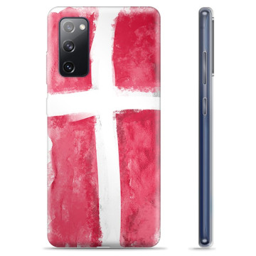 Samsung Galaxy S20 FE TPU Cover - Dansk Flag