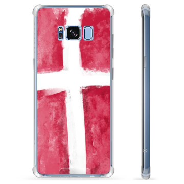 Samsung Galaxy S8 Hybrid Cover - Dansk Flag