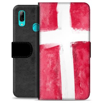 Huawei P Smart (2019) Premium Flip Cover med Pung - Dansk Flag