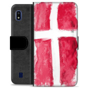 Samsung Galaxy A10 Premium Flip Cover med Pung - Dansk Flag