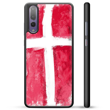 Huawei P20 Beskyttelsescover - Dansk Flag