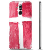 Huawei Mate 20 Lite Beskyttelsescover - Dansk Flag