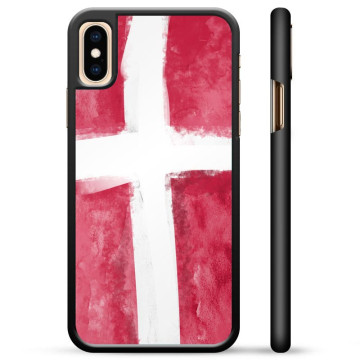 iPhone X / iPhone XS Beskyttelsescover - Dansk Flag