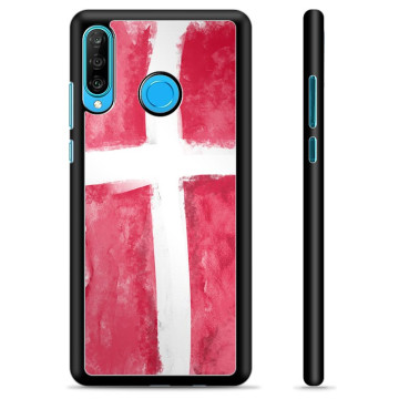 Huawei P30 Lite Beskyttelsescover - Dansk Flag