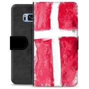 iPhone 7/8/SE (2020)/SE (2022) Premium Flip Cover med Pung - Dansk Flag