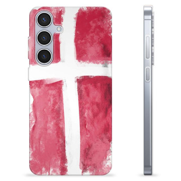 Samsung Galaxy S24+ TPU Cover - Dansk Flag