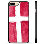 iPhone 7 Plus / iPhone 8 Plus Beskyttelsescover - Dansk Flag