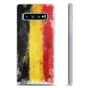 Samsung Galaxy S10+ TPU Cover - Tysk Flag