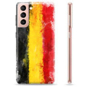 Samsung Galaxy S21 5G TPU Cover - Tysk Flag