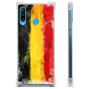 Huawei P30 Lite Hybrid-etui - Tysk Flag