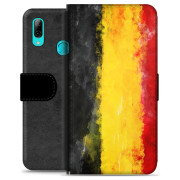 Huawei P Smart (2019) Premium Flip Cover med Pung - Tysk Flag