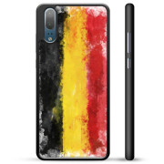 Huawei P20 Beskyttelsescover - Tysk Flag