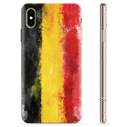 iPhone XS Max TPU Cover - Tysk Flag