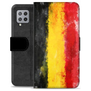 Samsung Galaxy A42 5G Premium Flip Cover med Pung - Tysk Flag