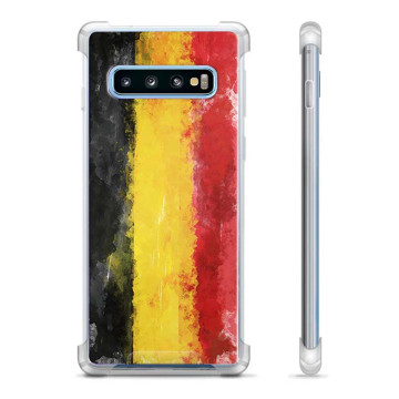 Samsung Galaxy S10+ Hybrid-etui - Tysk Flag