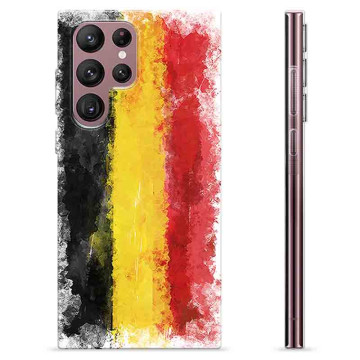 Samsung Galaxy S22 Ultra 5G TPU Cover - Tysk Flag