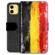 iPhone 11 Premium Flip Cover med Pung - Tysk Flag