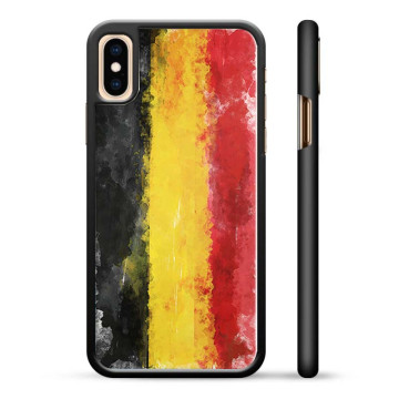 iPhone XS Max Beskyttelsescover - Tysk Flag