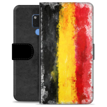 Huawei Mate 20 Premium Flip Cover med Pung - Tysk Flag