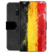 Huawei Mate 20 Pro Premium Flip Cover med Pung - Tysk Flag