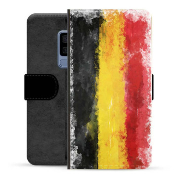 Samsung Galaxy S9 Premium Flip Cover med Pung - Tysk Flag