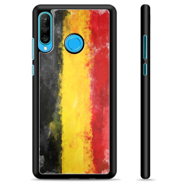 Huawei P30 Lite Beskyttelsescover - Tysk Flag