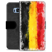 iPhone 7/8/SE (2020)/SE (2022) Premium Flip Cover med Pung - Tysk Flag