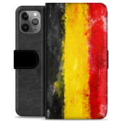 iPhone 11 Pro Max Premium Flip Cover med Pung - Tysk Flag