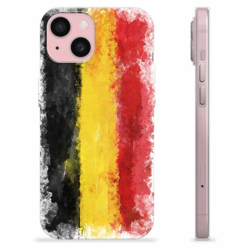 iPhone 15 TPU Cover - Tysk Flag