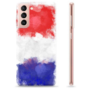 Samsung Galaxy S21 5G TPU Cover - Fransk Flag