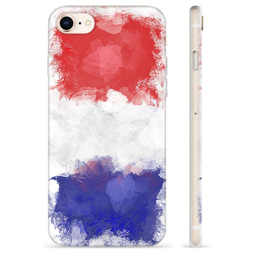 iPhone 7/8/SE (2020)/SE (2022) TPU Cover - Fransk Flag