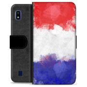 Samsung Galaxy A10 Premium Flip Cover med Pung - Fransk Flag