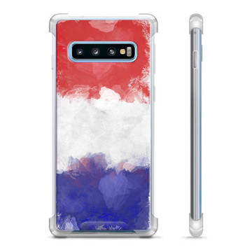 Samsung Galaxy S10+ Hybrid-etui - Fransk Flag