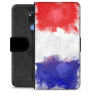 Huawei Mate 20 Premium Flip Cover med Pung - Fransk Flag