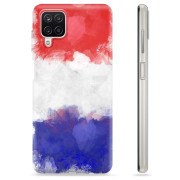 Samsung Galaxy A12 TPU Cover - Fransk Flag
