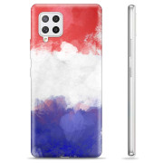 Samsung Galaxy A42 5G TPU Cover - Fransk Flag