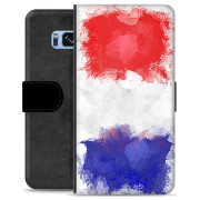 iPhone 7/8/SE (2020)/SE (2022) Premium Flip Cover med Pung - Fransk Flag